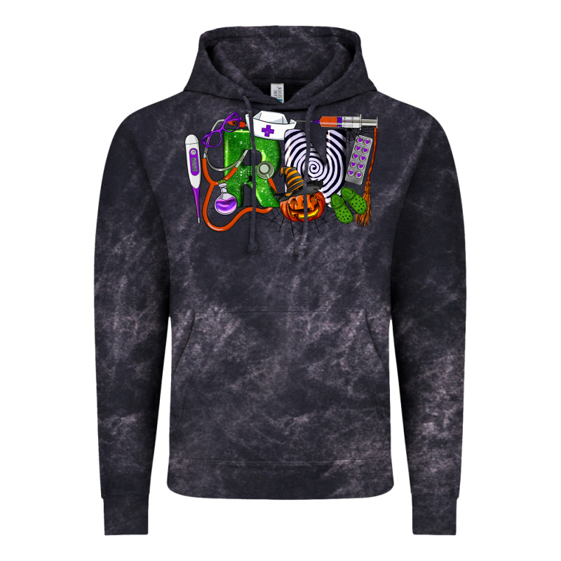Halloween Rn Registered Nurse Vintage Hoodie by LillyAllenDesigns | Teevron