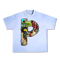 Grape Ice farm life alphabet lowercase letters p Urban Heavy Tee - BundleAndBundleShop