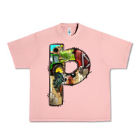 Salmon farm life alphabet lowercase letters p Urban Heavy Tee - BundleAndBundleShop