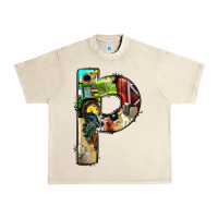Sandshell farm life alphabet lowercase letters p Urban Heavy Tee - BundleAndBundleShop