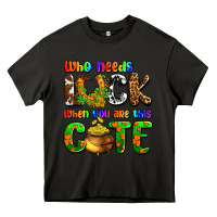 Asphalt Who needs luck when you are this cute Heavy Core Tee - OliviaCreatesArt
