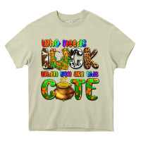 Mossy Who needs luck when you are this cute Heavy Core Tee - OliviaCreatesArt