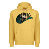 Antique Gold cowhide flowers cowboy hat Premium Hoodie - Jasminsmagicworld