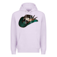 Lilac cowhide flowers cowboy hat Premium Hoodie - Jasminsmagicworld