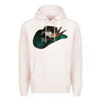 Pale Pink cowhide flowers cowboy hat Premium Hoodie - Jasminsmagicworld