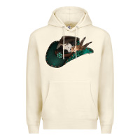 Sandshell cowhide flowers cowboy hat Premium Hoodie - Jasminsmagicworld