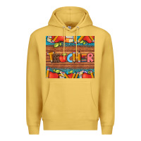 Antique Gold teacher and pens apples books leopard and tooled leather tumbler Premium Hoodie - Artiststas