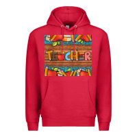 Cardinal teacher and pens apples books leopard and tooled leather tumbler Premium Hoodie - Artiststas