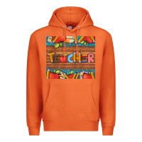 Carrot teacher and pens apples books leopard and tooled leather tumbler Premium Hoodie - Artiststas