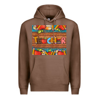 Chestnut teacher and pens apples books leopard and tooled leather tumbler Premium Hoodie - Artiststas