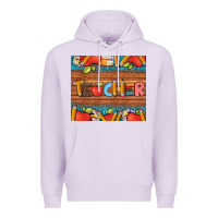 Lilac teacher and pens apples books leopard and tooled leather tumbler Premium Hoodie - Artiststas