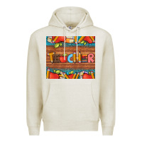Oatmeal Heather teacher and pens apples books leopard and tooled leather tumbler Premium Hoodie - Artiststas