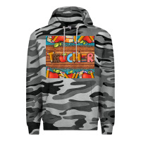 Slate Camo teacher and pens apples books leopard and tooled leather tumbler Premium Hoodie - Artiststas