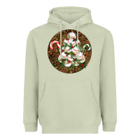 Matcha Merry Christmas Baseball Heavyweight Hoodie - RanaPortraitStore