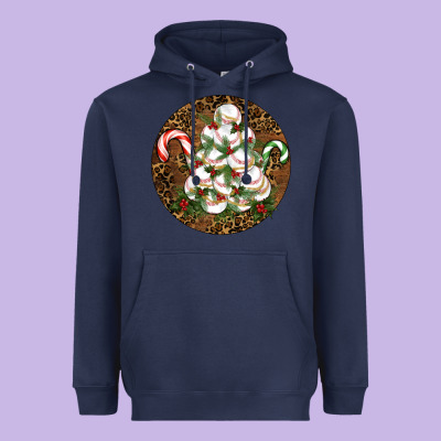 Merry Christmas Baseball Heavyweight Hoodie Designed By Ranaportraitstore