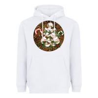 White Merry Christmas Baseball Heavyweight Hoodie - RanaPortraitStore