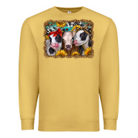 Western Sunflower Heifers Premium Sweatshirt | Teevron