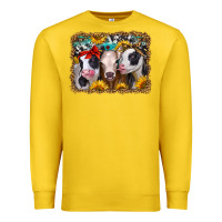 Lemon western sunflower heifers Premium Sweatshirt - Jasminsmagicworld