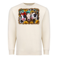 Sandshell western sunflower heifers Premium Sweatshirt - Jasminsmagicworld