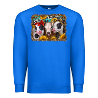 True Royal western sunflower heifers Premium Sweatshirt - Jasminsmagicworld