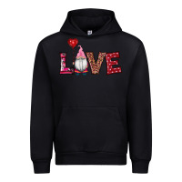 Black valentine's day gnomes love Urban Hoodie - RanaPortraitStore