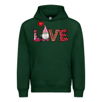 Forest Green valentine's day gnomes love Urban Hoodie - RanaPortraitStore