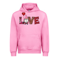 Fuchsia Pink valentine's day gnomes love Urban Hoodie - RanaPortraitStore