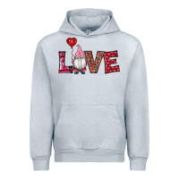 Heather Grey valentine's day gnomes love Urban Hoodie - RanaPortraitStore