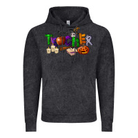 Vintage Black halloween teacher Vintage Hoodie - LillyAllenDesigns