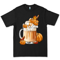 Black Fall Coffee Premium Tee - FaDigitalArtStudio