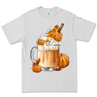 Dove Grey Fall Coffee Premium Tee - FaDigitalArtStudio