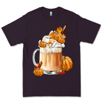 Plum Fall Coffee Premium Tee - FaDigitalArtStudio