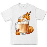 White Fall Coffee Premium Tee - FaDigitalArtStudio