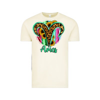 Vintage Arctic Aries Zodiac Sign Sunflower Leopard Serape Vintage Tee - RanaPortraitStore