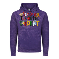 Cloud Purple santa's favorite student christmas Vintage Hoodie - LillyAllenDesigns