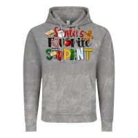 Cloud Rock santa's favorite student christmas Vintage Hoodie - LillyAllenDesigns