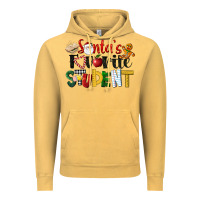 Vintage Mustard santa's favorite student christmas Vintage Hoodie - LillyAllenDesigns