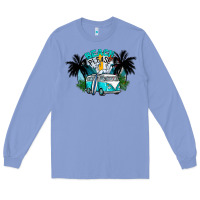 Colony Blue beach please Long Sleeve Tee - CowhideDigitalArt