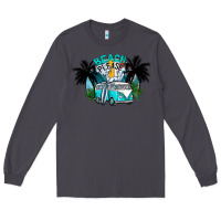 Smoke beach please Long Sleeve Tee - CowhideDigitalArt