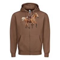Chestnut horse body Zipper Hoodie - RanaPortraitStore