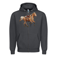 Smoke horse body Zipper Hoodie - RanaPortraitStore