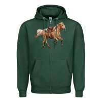 Horse Body Zipper Hoodie | Teevron