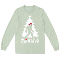 Matcha bigfoot christmas shirt Long Sleeve Tee - DesigneFamous