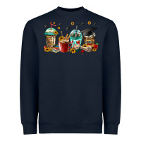 Navy senior 2023 graduation coffee Heavyweight Sweatshirt - Jasminsmagicworld
