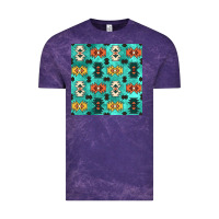 Cloud Purple native american aztec seamless pattern 3 Vintage Tee - BundleAndBundleShop