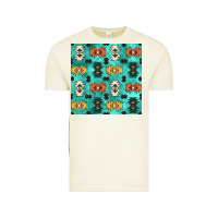 Vintage Arctic native american aztec seamless pattern 3 Vintage Tee - BundleAndBundleShop