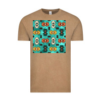 Vintage Coffee native american aztec seamless pattern 3 Vintage Tee - BundleAndBundleShop