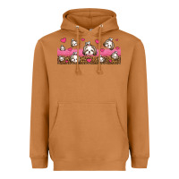 Meerkat shih tzu dogs libbey glass Heavyweight Hoodie - Jasminsmagicworld