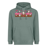 Sage shih tzu dogs libbey glass Heavyweight Hoodie - Jasminsmagicworld