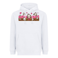 White shih tzu dogs libbey glass Heavyweight Hoodie - Jasminsmagicworld